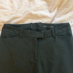 Wide legged stripped trousers